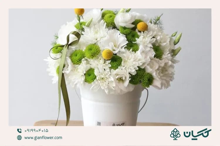 گلدان سطل فلزی؛ هدیه‌ای فانتزی و دانشجویی