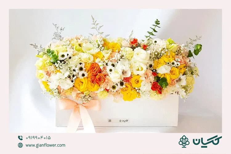 عکس باکس گل برای تولد مدل هورا