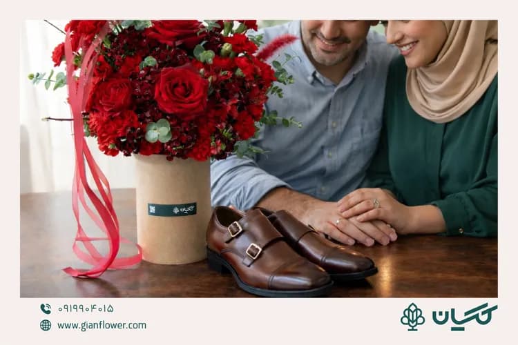 کفش چرم، در عکس هدیه روز مرد برای مردان خوشپوش
