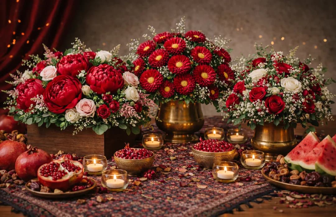 انواع گل شب یلدا چیست؛ معرفی 10 گل سرخ مخصوص شب یلدا + تصویر